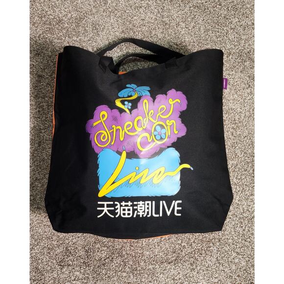 SneakerCon Shanghai 2020 Canvas tote Bag Orange - Picture 3 of 4